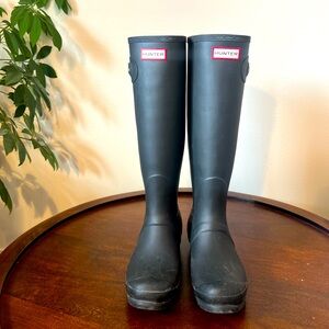 Women's Original Back Adjustable Tall Rain Boots Size US 9